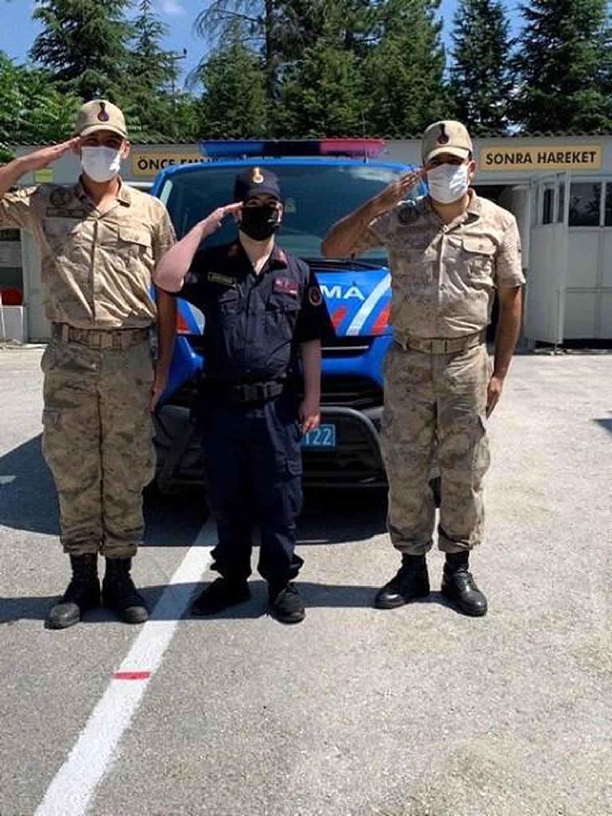 Jandarma ekipleri 'Temsili Askerlik Uygulaması' gerçekleştirdi