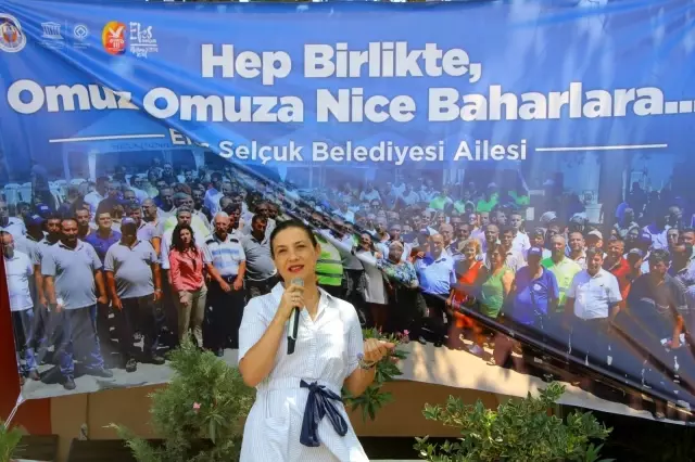 Son dakika haberleri! Selçuk Belediyesi personeli bayram yemeğinde