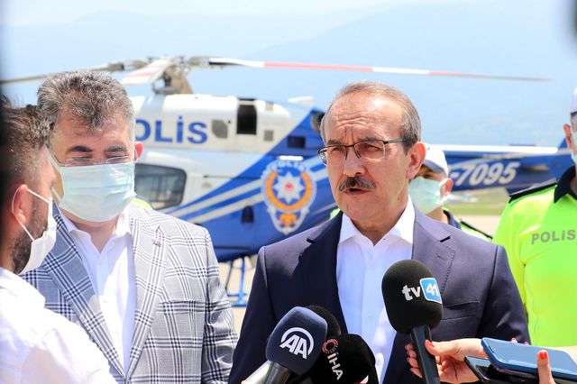 vali ve emniyet muduru helikopterle tem deki 6 14274866 o