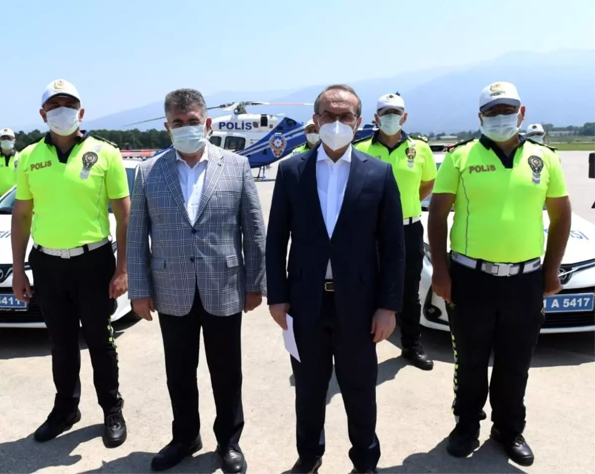 Vali Yavuz, Havadan Yapılan Trafik Denetimlerine Katıldı