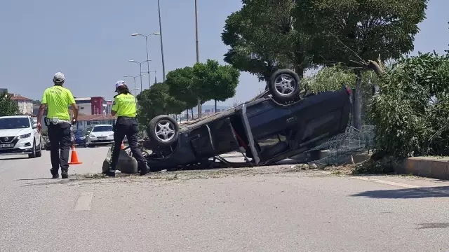 5 çocuğun yaralandığı kaza kamerada