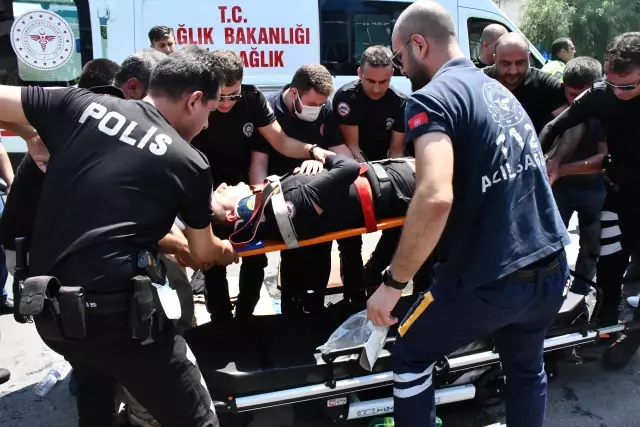 Otomobille çarpışan motosikletteki 2 yunus polisi yaralandı