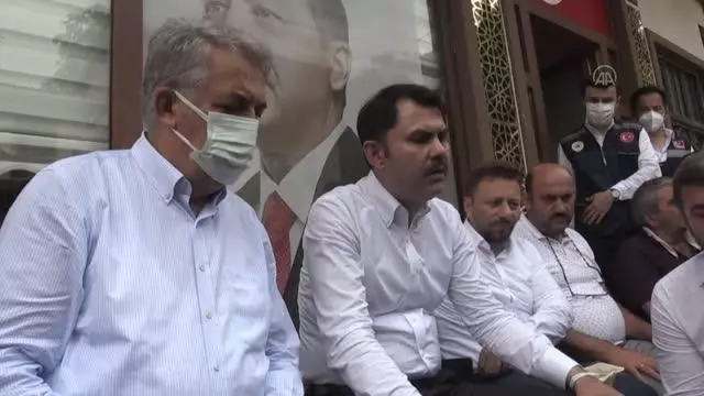Bakan Kurum, afet bölgesindeki incelemelerini sürdürdü