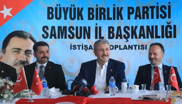 BBP Genel Başkanı Mustafa Destici, Samsun'da konuştu BBP Genel Başkanı Mustafa Destici, Samsun'da konuştu