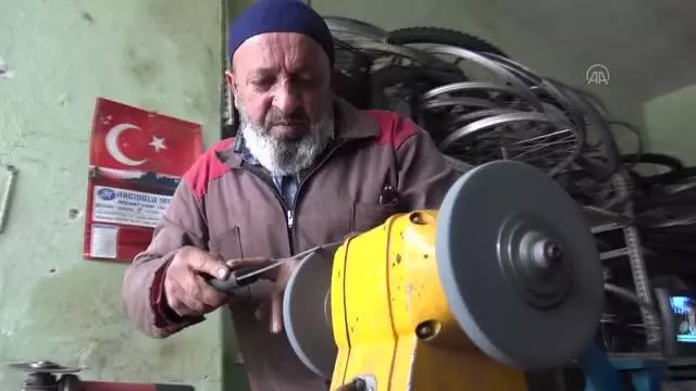 Bıçak ustaları Kurban Bayramı mesaisinde