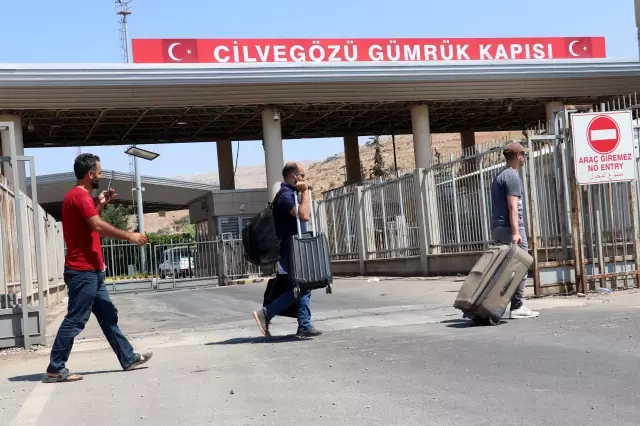 Cilvegözü Sınır Kapısı'ndaki bayram yoğunluğu sona erdi