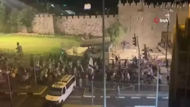 Fanatik Yahudiler, Doğu Kudüs'te yürüyüş düzenledi