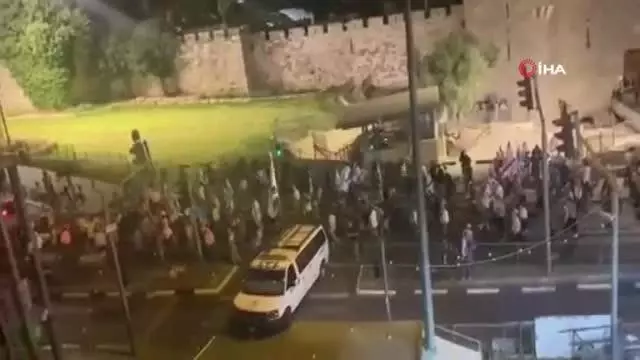 Fanatik Yahudiler, Doğu Kudüs'te yürüyüş düzenledi