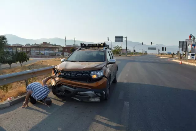 GAZİANTEP - Cip ile otomobil çarpıştı: 2 yaralı