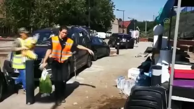 Hasene Derneği, Avrupa'daki afet bölgelerine yardım eli uzattı