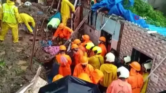 Hindistan'da toprak kayması: 25 ölü
