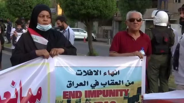 Irak'ta hükümet karşıtı gösteri