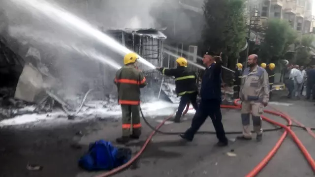 Irak'ta otelde yangın: 1 ölü, 13 yaralı