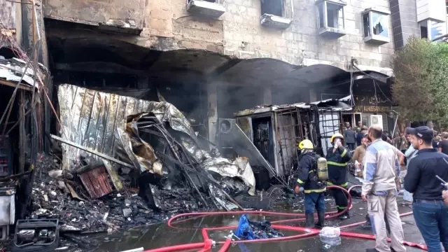 Irak'ta otelde yangın: 1 ölü, 13 yaralı