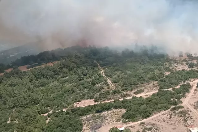 Son dakika haber: İzmir Karaburun'da makilik alanda çıkan yangın kontrol altına alındı Son dakika haber: İzmir Karaburun'da makilik alanda çıkan yangın kontrol altına alındı