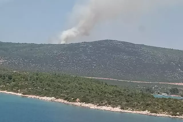 Son dakika haber: İzmir Karaburun'da makilik alanda çıkan yangın kontrol altına alındı