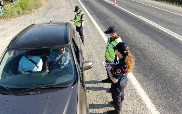 Jandarma'dan bayram öncesi drone ile trafik denetimi