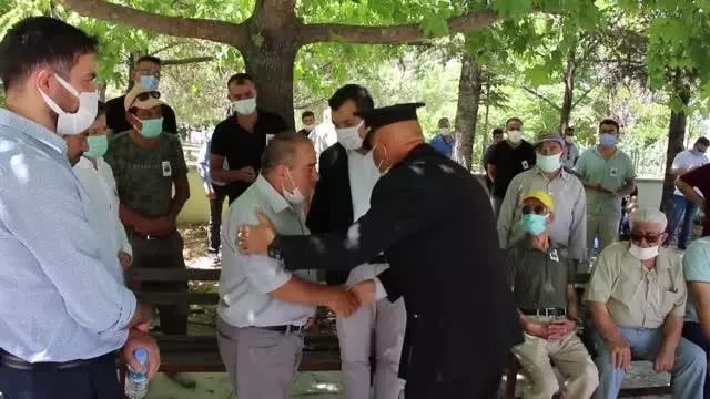 Kalp krizi sonucu hayatını kaybeden astsubay son yolculuğuna uğurlandı