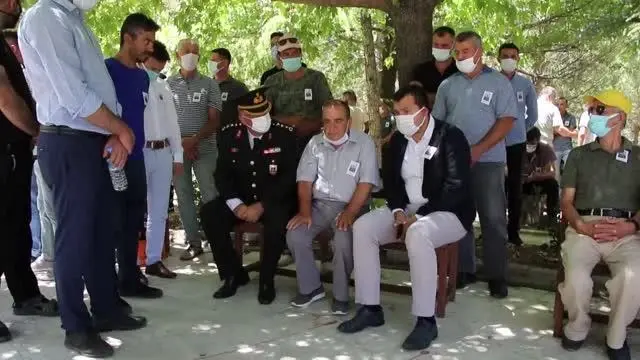 Kalp krizi sonucu hayatını kaybeden astsubay son yolculuğuna uğurlandı