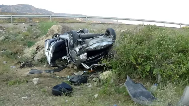Kontrolden çıkıp şarampole uçtu, 3'ü çocuk 6 yaralı