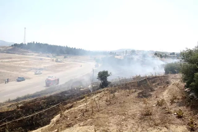 Son Dakika | Kula'da ot yangını korkuttu