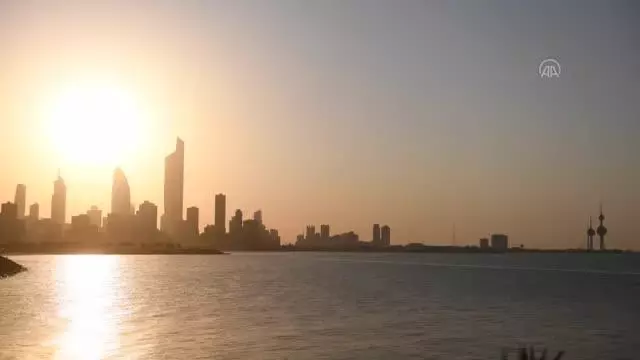 Kuveyt'te gün batımı