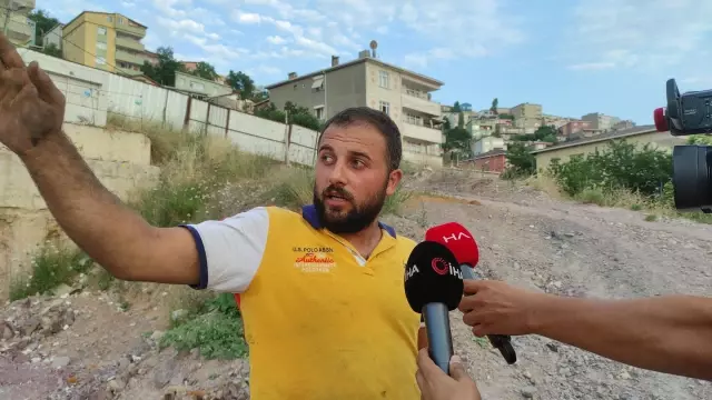 Maltepe'de freni boşalan kamyonet şarampole devrildi