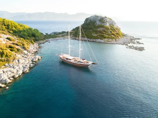 Marmaris'te bayram tatili dolayısıyla mavi turlara ilgi arttı