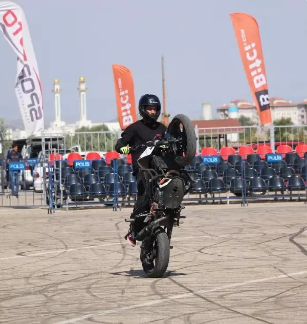 SPOR Motosiklette Avrupa ve Türkiye akrobasi şampiyonaları Afyonkarahisar'da yapıldı