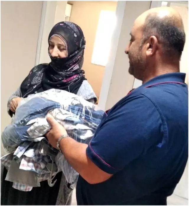 Muşlu iş adamından kıyafet yardımı
