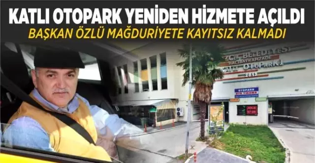 Katlı otopark hizmete açıldı