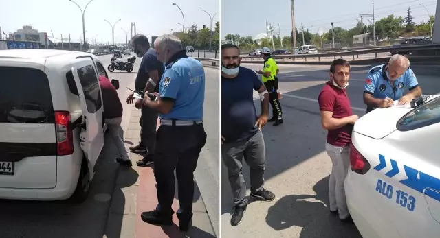 Rahatsızlanan sürücüye ilk müdahaleyi Büyükşehir Zabıta yaptı Rahatsızlanan sürücüye ilk müdahaleyi Büyükşehir Zabıta yaptı