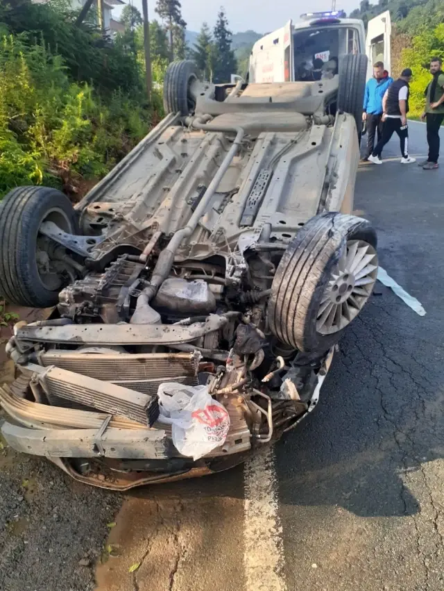 Rize'de trafik kazası kaza: 5 yaralı