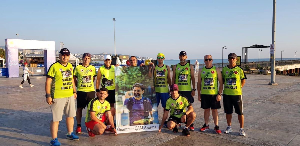 Samsun Atakum Run Club ailesi Muammer Çam'ı unutmadı