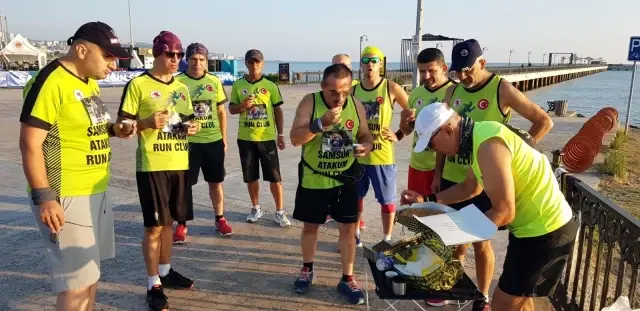 Samsun Atakum Run Club ailesi Muammer Çam'ı unutmadı