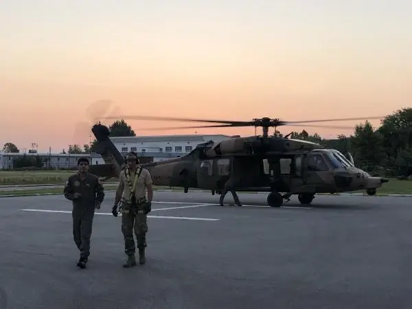 Son dakika haberleri | Şelalede ayağını kırdı, askeri helikopterle kurtarıldı