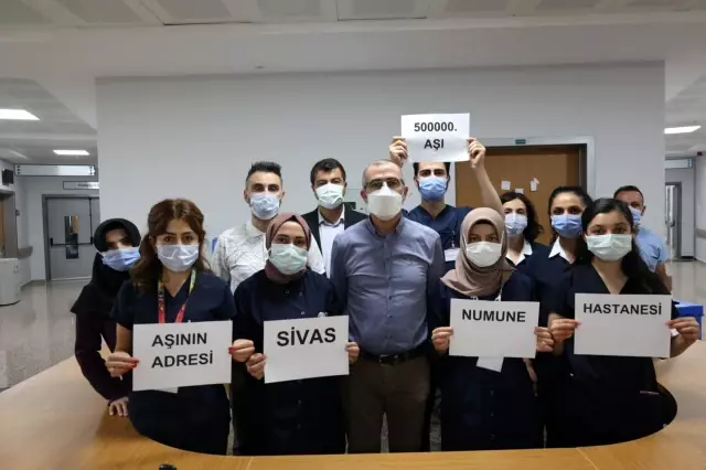 Sivas'ta 500 Bininci Doz Aşıya Ulaştık Sivas'ta 500 Bininci Doz Aşıya Ulaştık