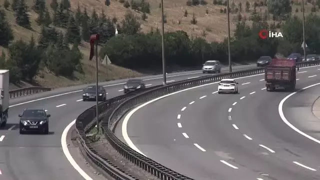 TEM'de beklenen bayram trafiği oluşmadı