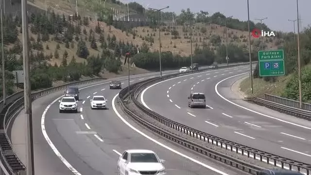TEM'de beklenen bayram trafiği oluşmadı