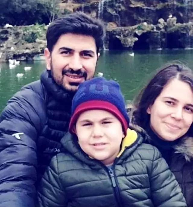 Antalya'daki trafik kazasında vefat eden polis memuru ile oğlunun cenazeleri defnedildi