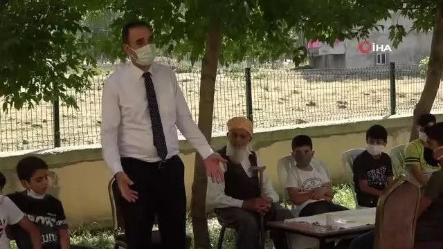 90 yaşındaki Kore Gazisi Hüsnü dededen öğrencilere tarih söyleşisi