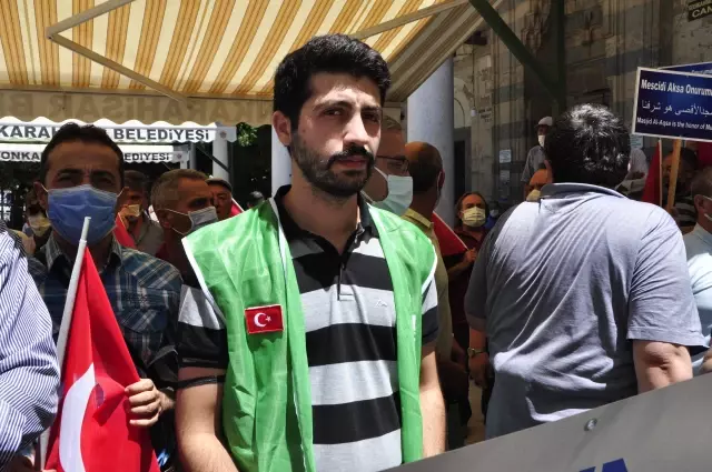 AFYONKARAHİSAR - Mescid-i Aksa'ya yapılan baskına tepki