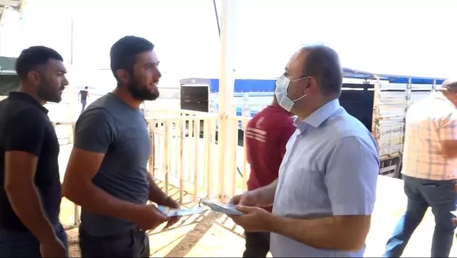 Aksaray'da hayvan pazarında denetim
