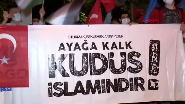 ANKARA'DA BİR ARAYA GELEN STK'LAR, FİLİSTİN'E DESTEK AÇIKLAMASI YAPTI