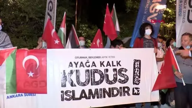 ANKARA'DA BİR ARAYA GELEN STK'LAR, FİLİSTİN'E DESTEK AÇIKLAMASI YAPTI