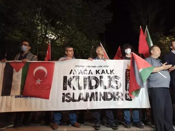 ANKARA'DA BİR ARAYA GELEN STK'LAR, FİLİSTİN'E DESTEK AÇIKLAMASI YAPTI