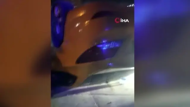 Son dakika haberleri | Ankara'da trafik kazası: Takla atan ticari taksinin sürücüsü yaralandı