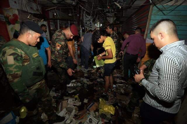 Bağdat'ta halk pazarına terör saldırısı: 22 ölü, 47 yaralı Bağdat'ta halk pazarına terör saldırısı: 22 ölü, 47 yaralı