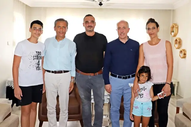 Başkan Gültak, şehit ailesi ve gaziye vefa ziyareti