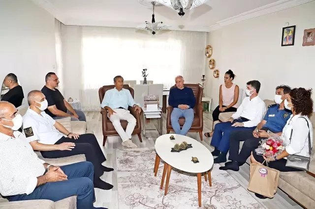 Başkan Gültak, şehit ailesi ve gaziye vefa ziyareti